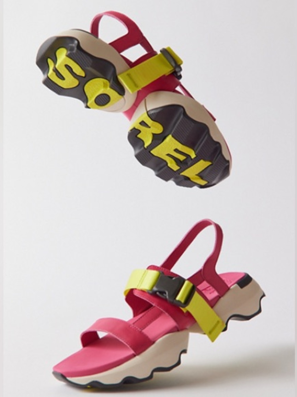 SOREL Kinetic Impact Slingback Sandal in Bright Pink Size 9.5